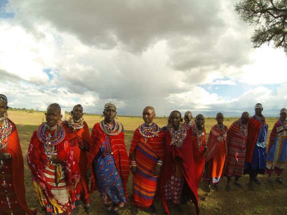 Masajská vesnice, Amboseli